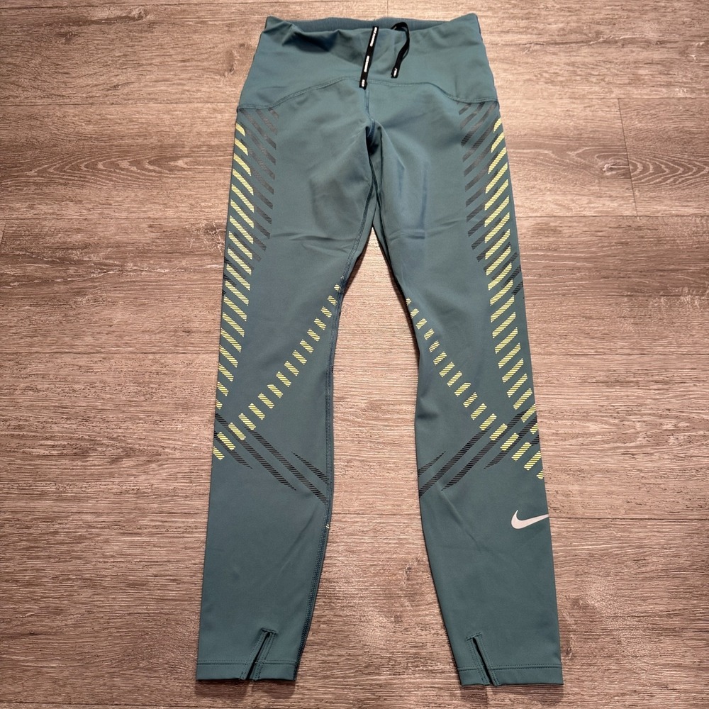 Nike Leggings Womens Small POWER SPEED RUNNING‎ Yoga Outdoor Lounge 24x26 Adult